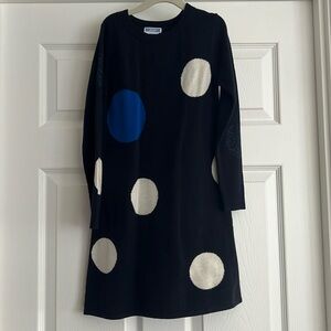 Jacadi girls sweater dress size 8